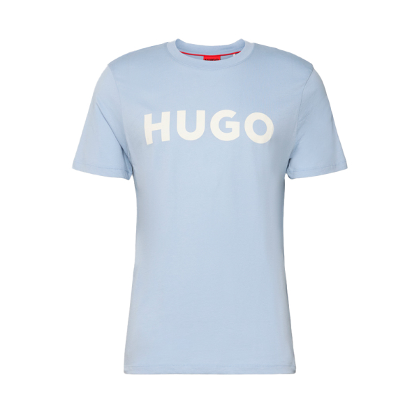 Hugo Boss T-shirts Bleu - T-shirt en maille de coton avec logo imprim - XL - Ref 36 €