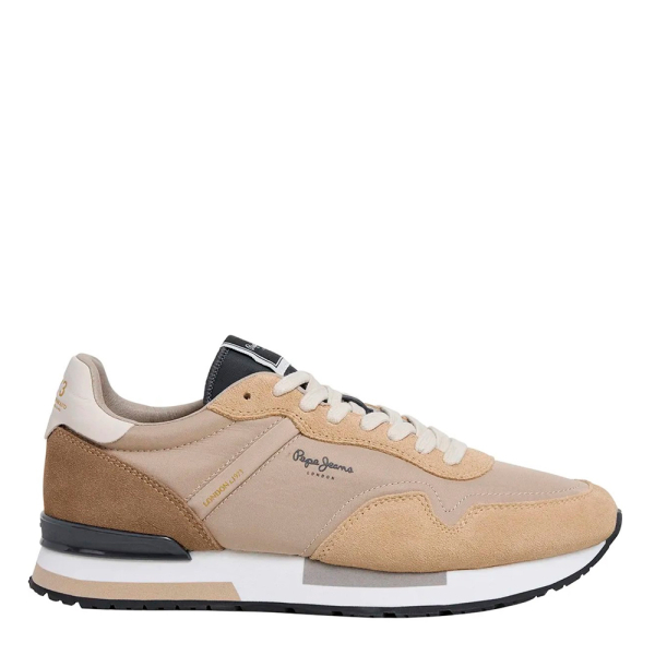 Pepe Jeans Baskets en cuir avec dtails en daim - 43 Beige- Ref 67 €