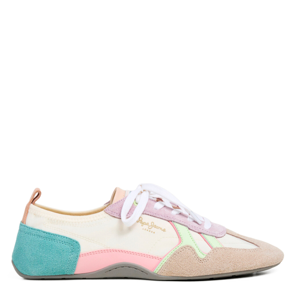 Pepe Jeans Baskets avec dtails en daim - Noa - 38 Multicolore- Ref 60 €
