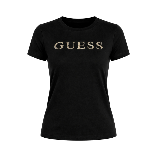 Guess T-shirts hauts et polos Noir - T-shirt monogramm Octavia - L - Ref 25 €