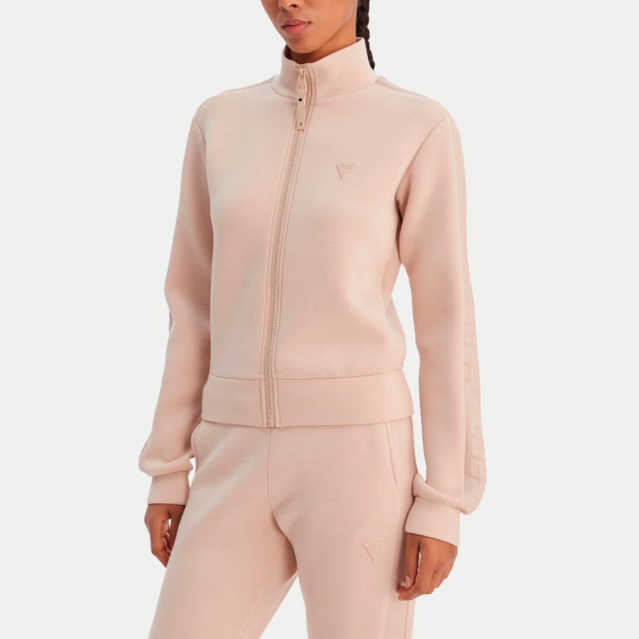 sweat-shirt-avec-bande-laterale-et-logo