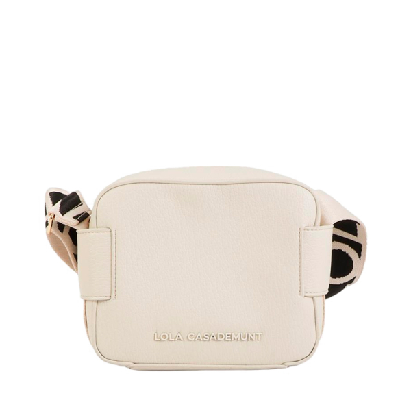 Lola Casademunt Sac bandoulire en nylon contrast - U Blanc- Ref 69 €