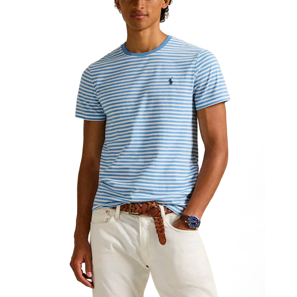 Ralph Lauren T-shirts Multicolore - T-shirt ray col rond - L - Ref 62 €