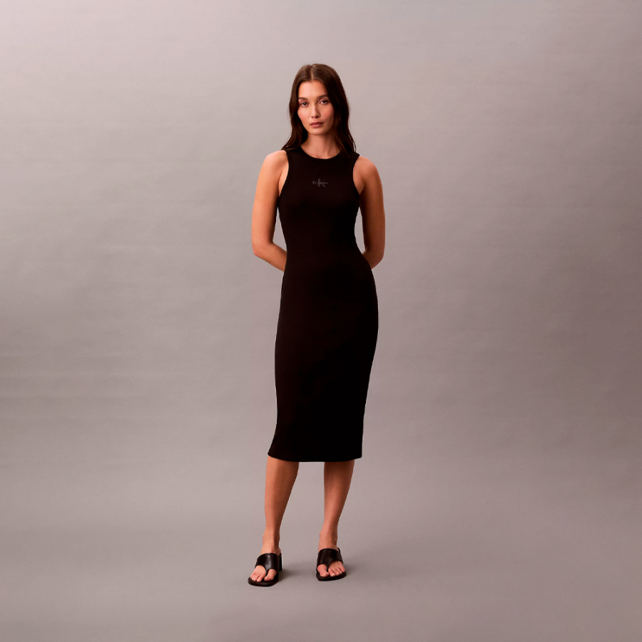 abito-midi-con-spalline-sottili-a-coste-con-monogramma