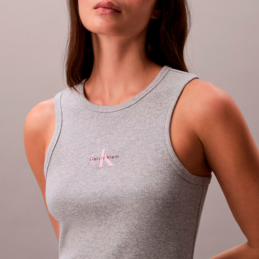 robe-midi-a-fines-bretelles-cotelees-monogrammee