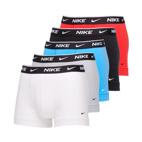 Nike Underwear Sous-vtements Multicolore - Lot de 5 boxers stretch - L - Ref 45 €
