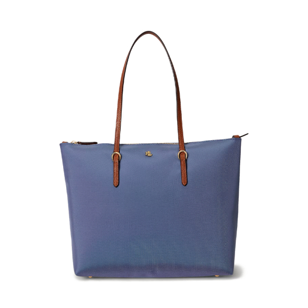 Ralph Lauren Sac cabas Keaton en nylon de taille moyenne - U Bleu- Ref 94 €