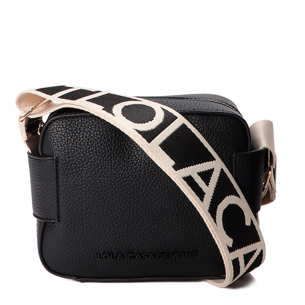 Lola Casademunt Sac bandoulire en nylon contrastant - U Noir- Ref 69 €