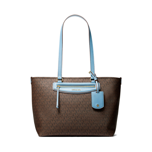 Michael Kors Sac fourre-tout de voyage Jet Set moyen - U Bleu Brun- Ref 206 €