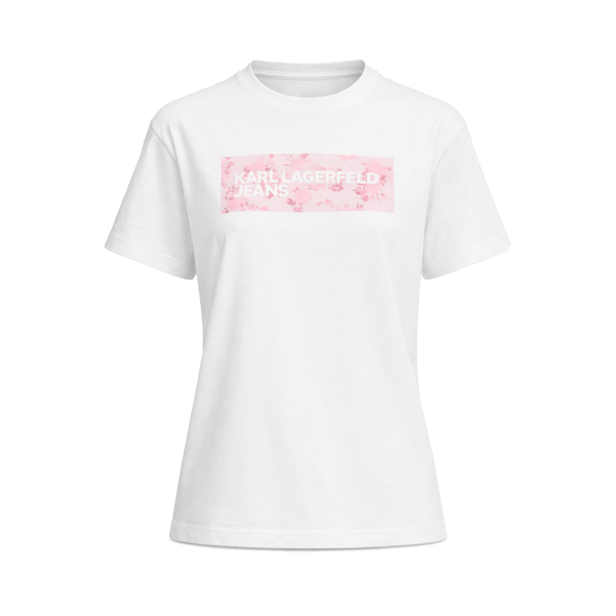 t-shirt-a-logo-floral-coupe-classique