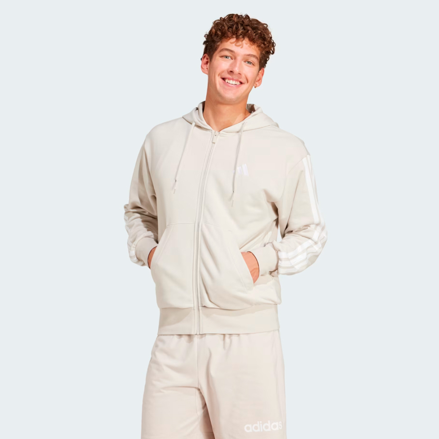 sudadera-con-capucha-essentials-3-stripes-french-terry-full-zip