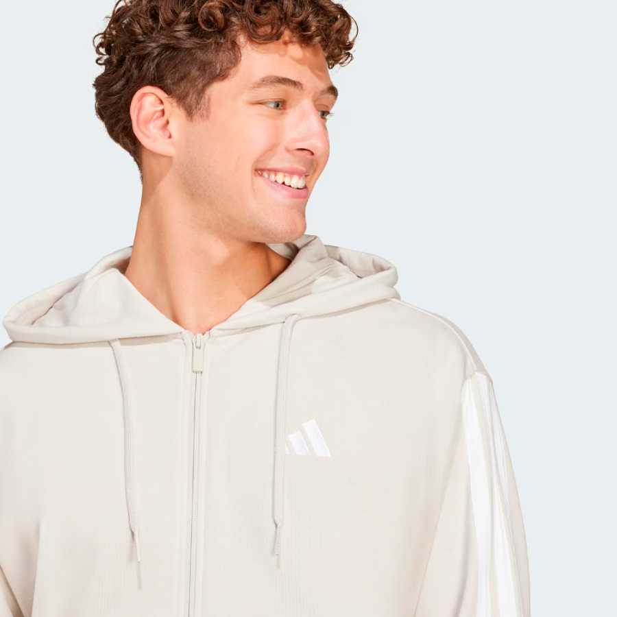 sudadera-con-capucha-essentials-3-stripes-french-terry-full-zip