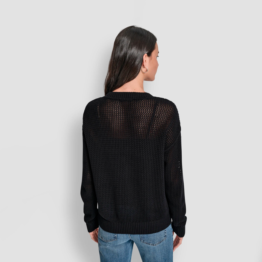 pointelle-logo-crew-neck-sweatshirt