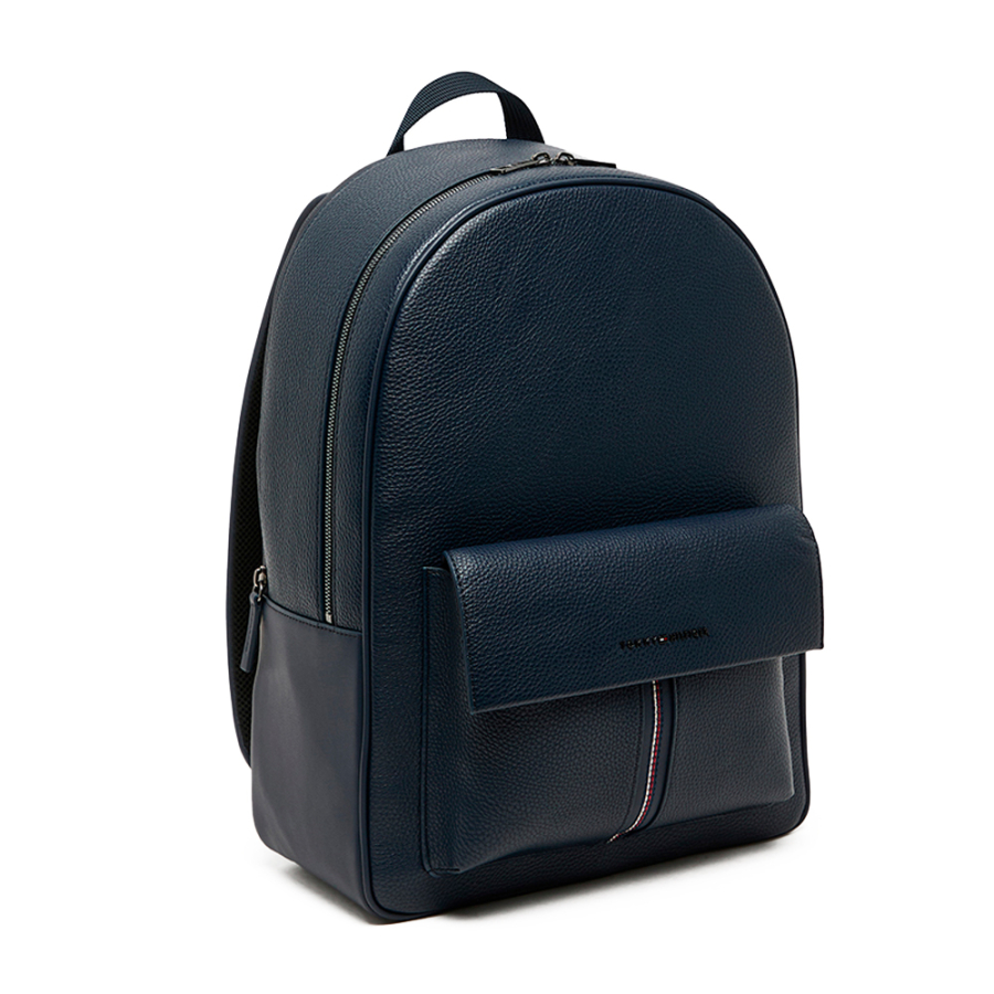 textured-backpack-with-flap-pocket