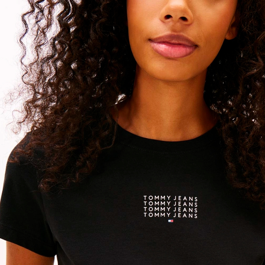 t-shirt-slim-fit-avec-imprime-de-marque