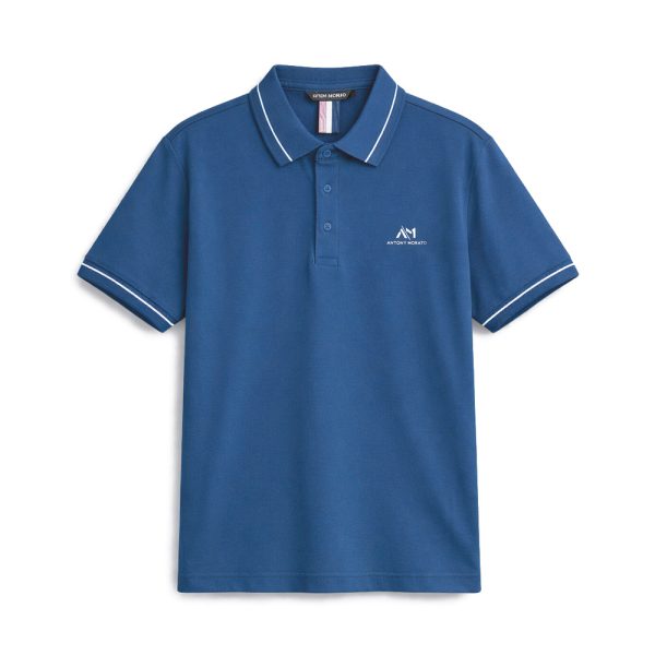 Antony Morato Polos Bleu marine - Polo coupe classique en coton merceris - S - Ref 53 €
