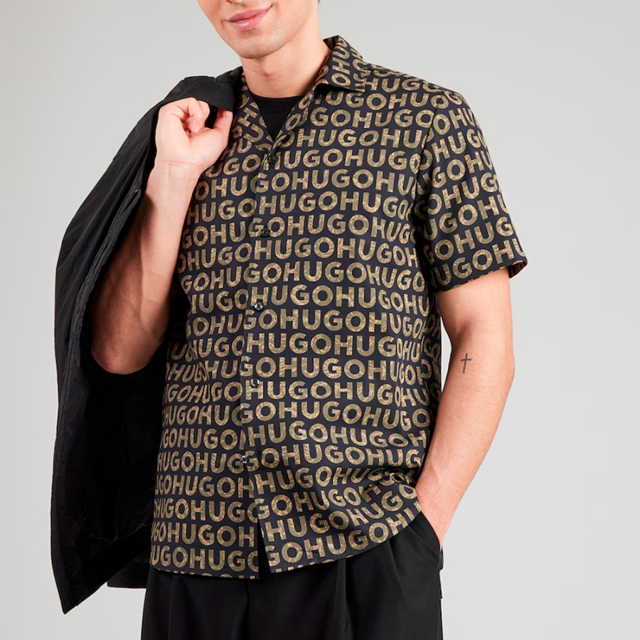 camisa-relaxed-fit-con-logo-estampado camisa-relaxed-fit-con-logo-estampado