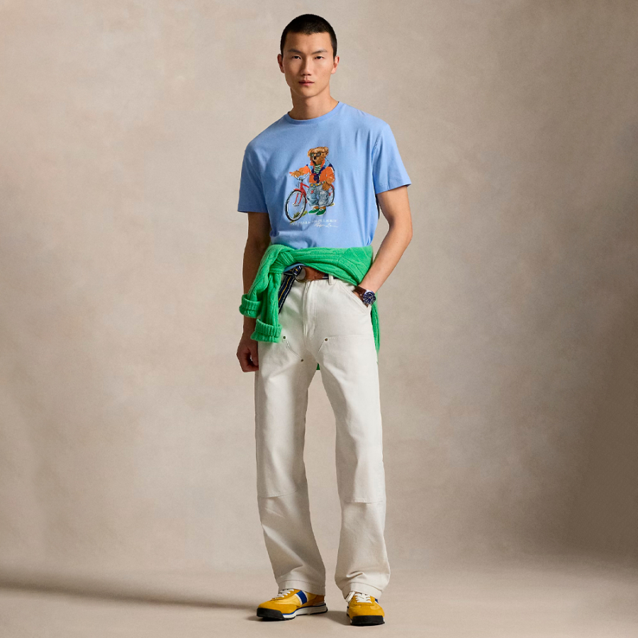 t-shirt-slim-fit-personnalise-avec-polo-bear t-shirt-slim-fit-personnalise-avec-polo-bear