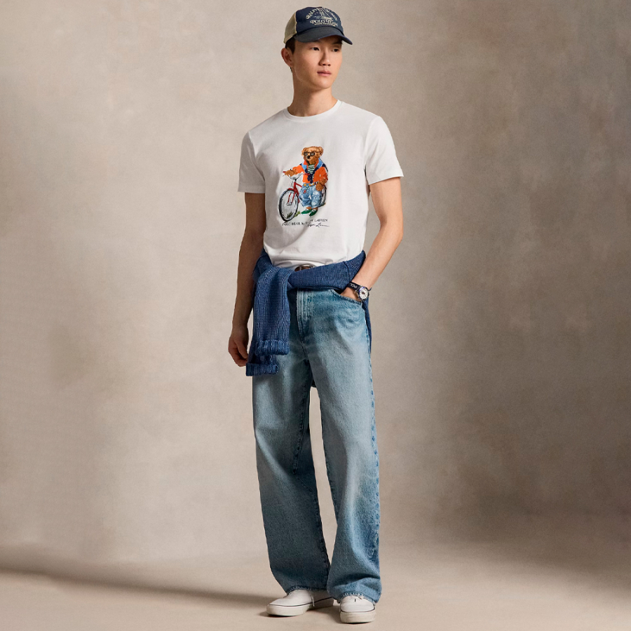 t-shirt-slim-fit-personnalise-avec-polo-bear t-shirt-slim-fit-personnalise-avec-polo-bear