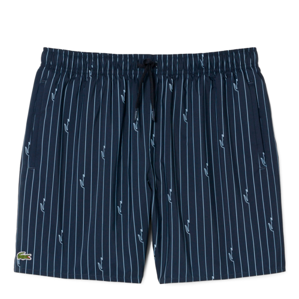 Lacoste Vtements de bain Bleu marine - maillots de bain imprim crocodile - S - Ref 63 €