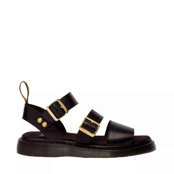 Dr Martens Sandales en cuir Atlas Gryphon - 41 Noir- Ref 160 €