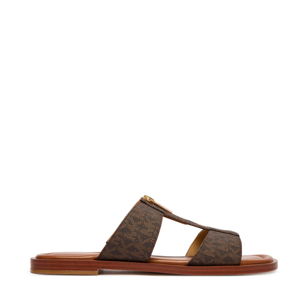 Michael Kors sandale logo Berkley Signature - 36 Brun- Ref 81 €