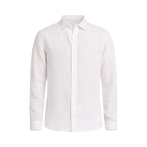 Michael Kors T-shirts Blanc - chemise en lin coupe classique - M - Ref 84 €