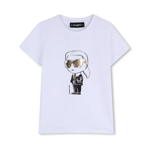 Karl Lagerfeld T-shirts et tops Blanc - T-shirt imprim pour enfants - 12A - Ref 38 €