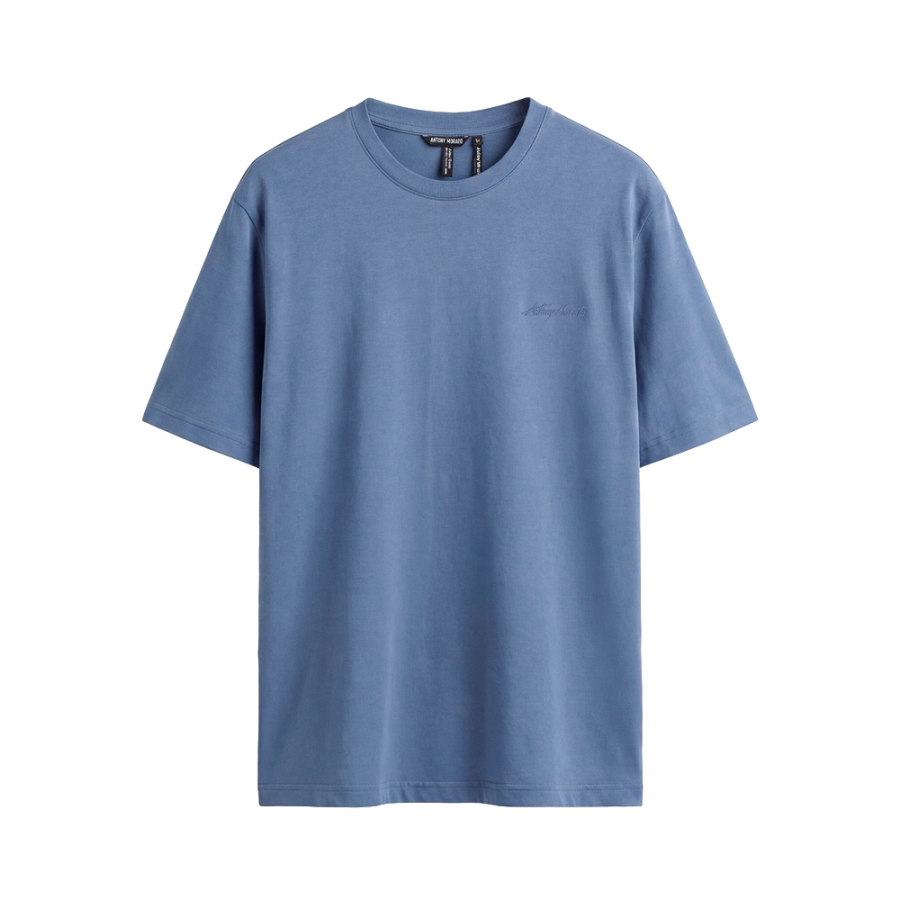 t-shirt-a-col-rond-ultra-slim-en-coton-modal-avec-logo