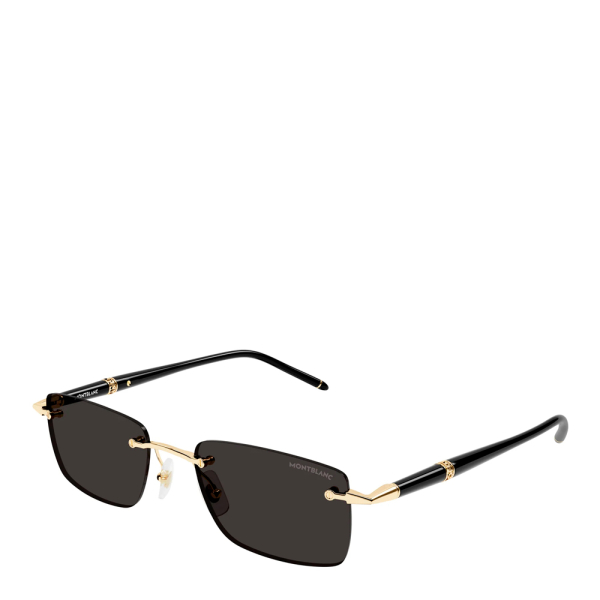 Montblanc Lunettes de soleil MB0344S - 54 Noir- Ref 328 €
