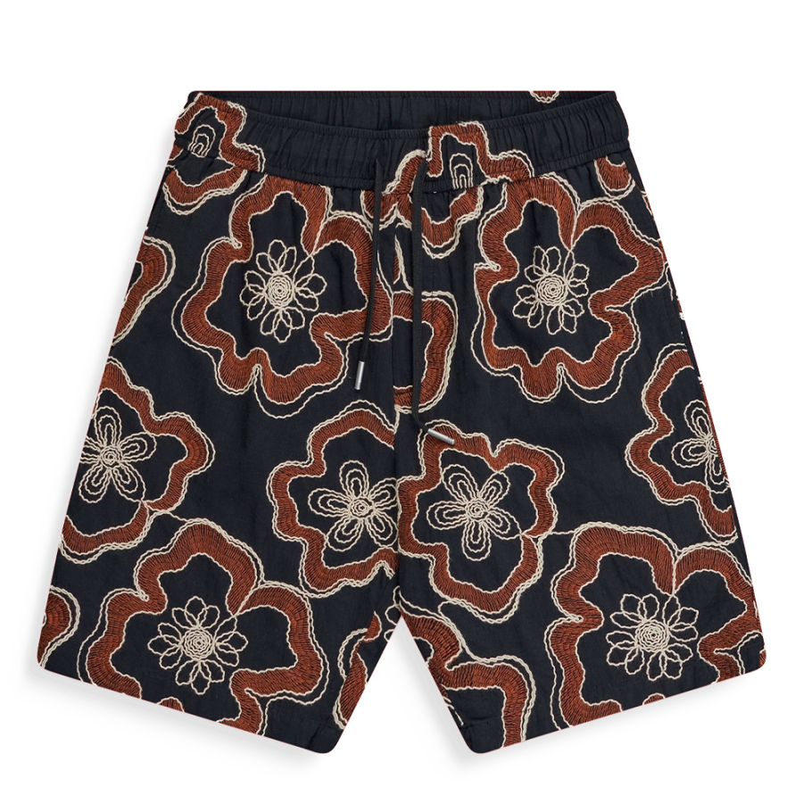 short-coupe-classique-a-imprime-floral