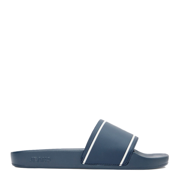 Tommy Hilfiger Tongs anatomiques avec logo - 37 Bleu marine- Ref 31 €