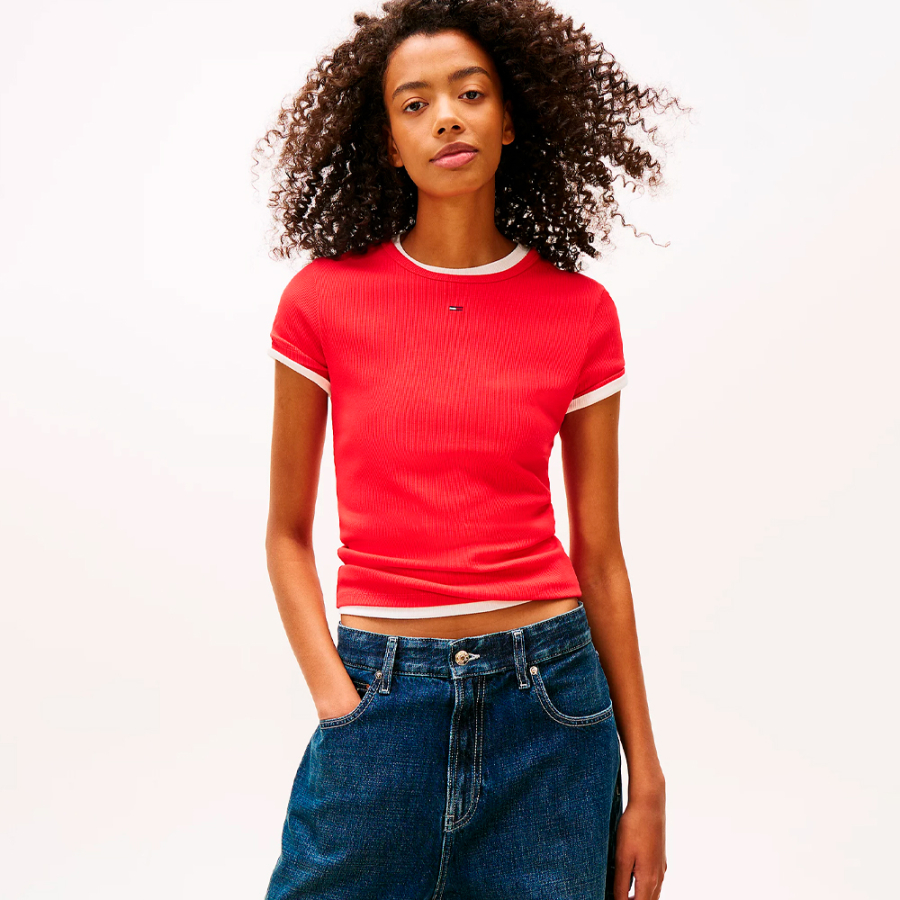 t-shirt-a-col-rond-cotele-slim