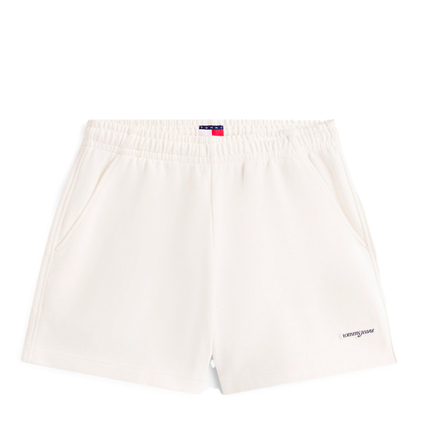 Tommy Hilfiger Pantalons Blanc - Short de survtement en polaire jambes larges avec logo - XS - Ref 38 €