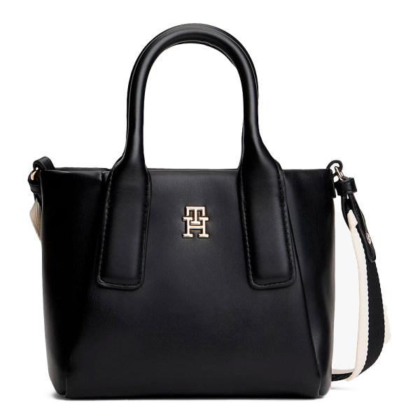 Tommy Hilfiger Sac fourre-tout essentiel avec logo mtallique - U Noir- Ref 105 €
