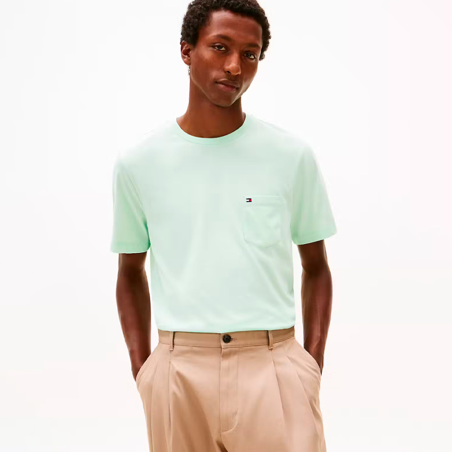 t-shirt-en-maille-a-col-rond