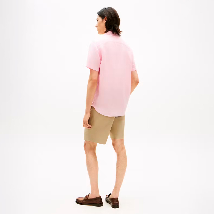 camisa-de-manga-corta-en-lino-efecto-lavado