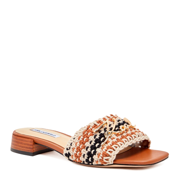 Karl Lagerfeld SANDALE PETALO II CROCHET SIGNIA - 40 Multicolore- Ref 166 €