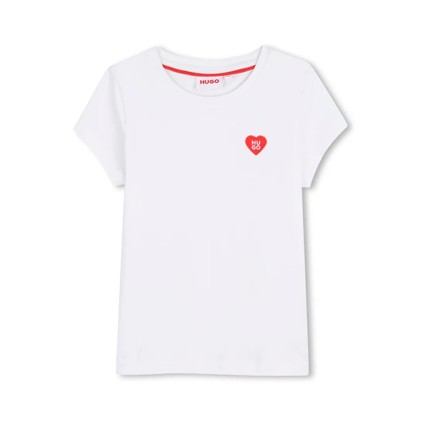 Hugo Boss T-shirts et tops Blanc - T-shirt enfant G0104710P - 12 - Ref 29 €