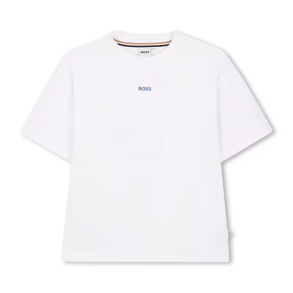 Boss T-shirts et tops Blanc - T-shirt enfant J5298710P - 14 - Ref 38 €