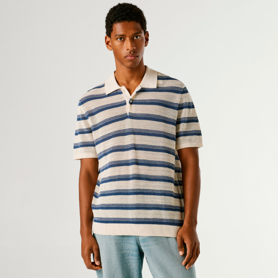 polo-a-righe-in-maglia