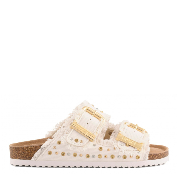 Colors Of California Sandale en denim SLOFI - 36 Crme- Ref 64 €