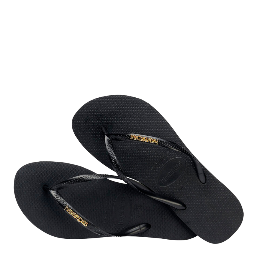 schmale-metallic-flip-flops-mit-logo