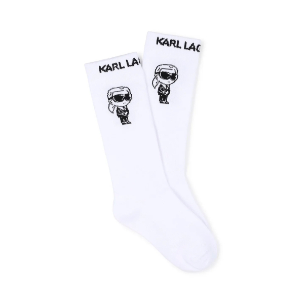 Karl Lagerfeld Chaussettes Blanc - Chaussettes Ikon pour enfants - 35 - Ref 12 €