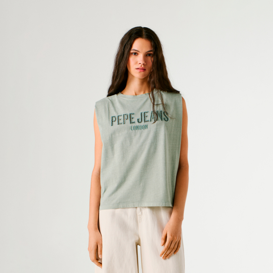 camicia-senza-maniche-con-logo-traforato