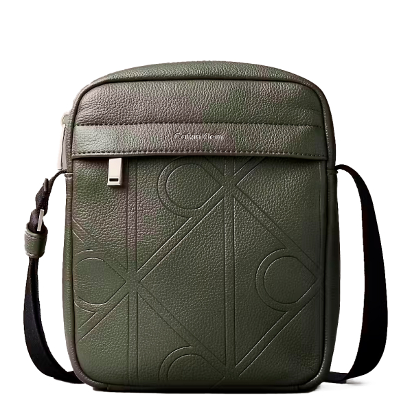 Calvin Klein SAC BANDOULIRE DE REPORTER EMBLMATIQUE - U Vert- Ref 63 €
