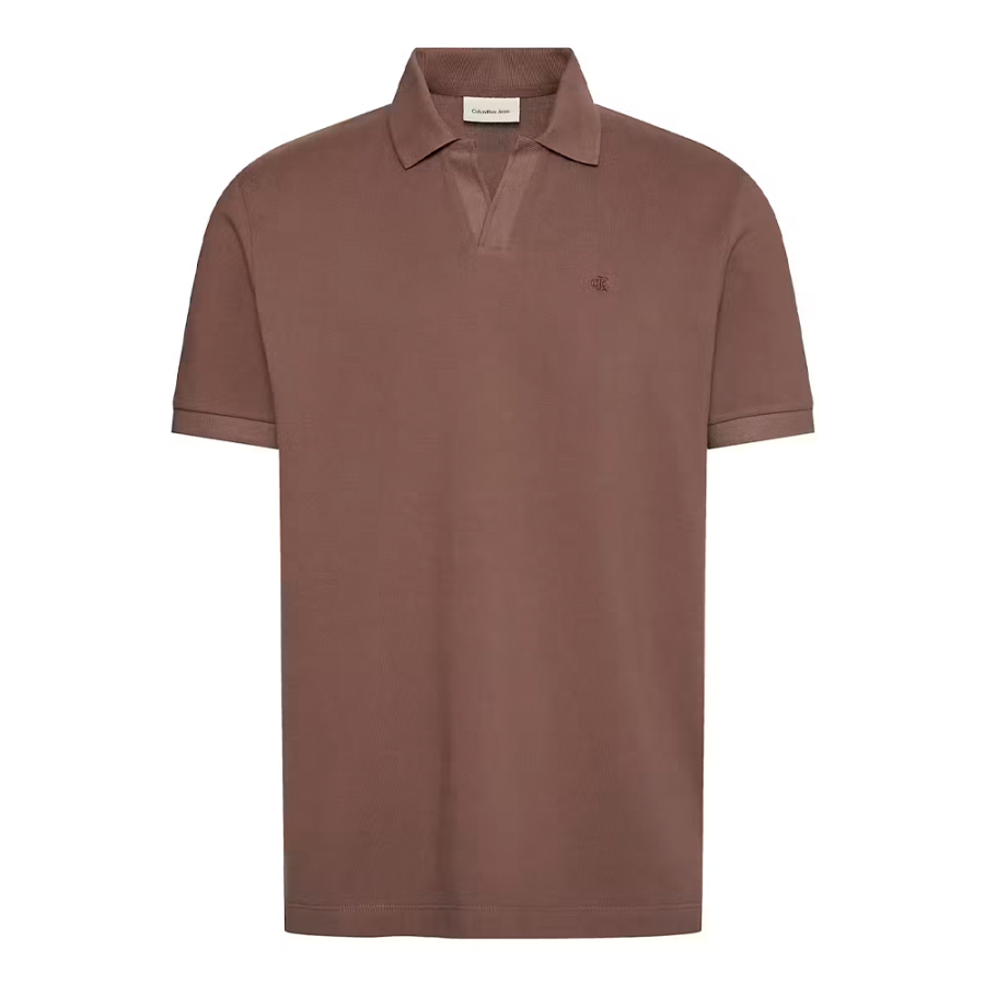 polo-en-pique-de-coton-a-col-ouvert polo-en-pique-de-coton-a-col-ouvert