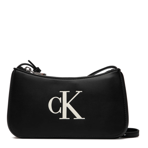 Calvin Klein Petit sac bandoulire avec monogramme grav - U Noir- Ref 49 €
