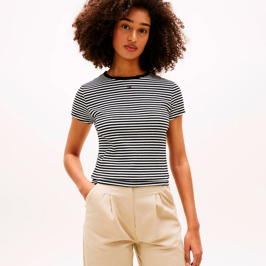 t-shirt-a-col-rond-cotele-slim
