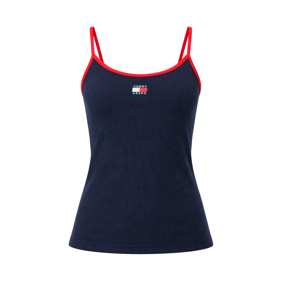 t-shirt-a-bretelles-fines-avec-badge t-shirt-a-bretelles-fines-avec-badge